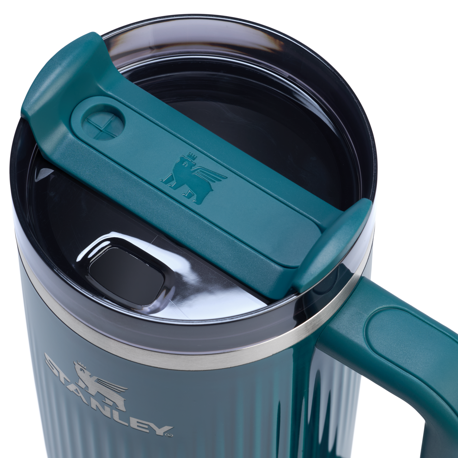Stanley 40 OZ Quencher Fluted Insulate Tumbler In Marina Blue