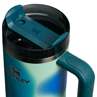 Stanley 30 OZ New Frequency Quencher Insulated Tumbler Cup In Coast Teal Motion Blue
