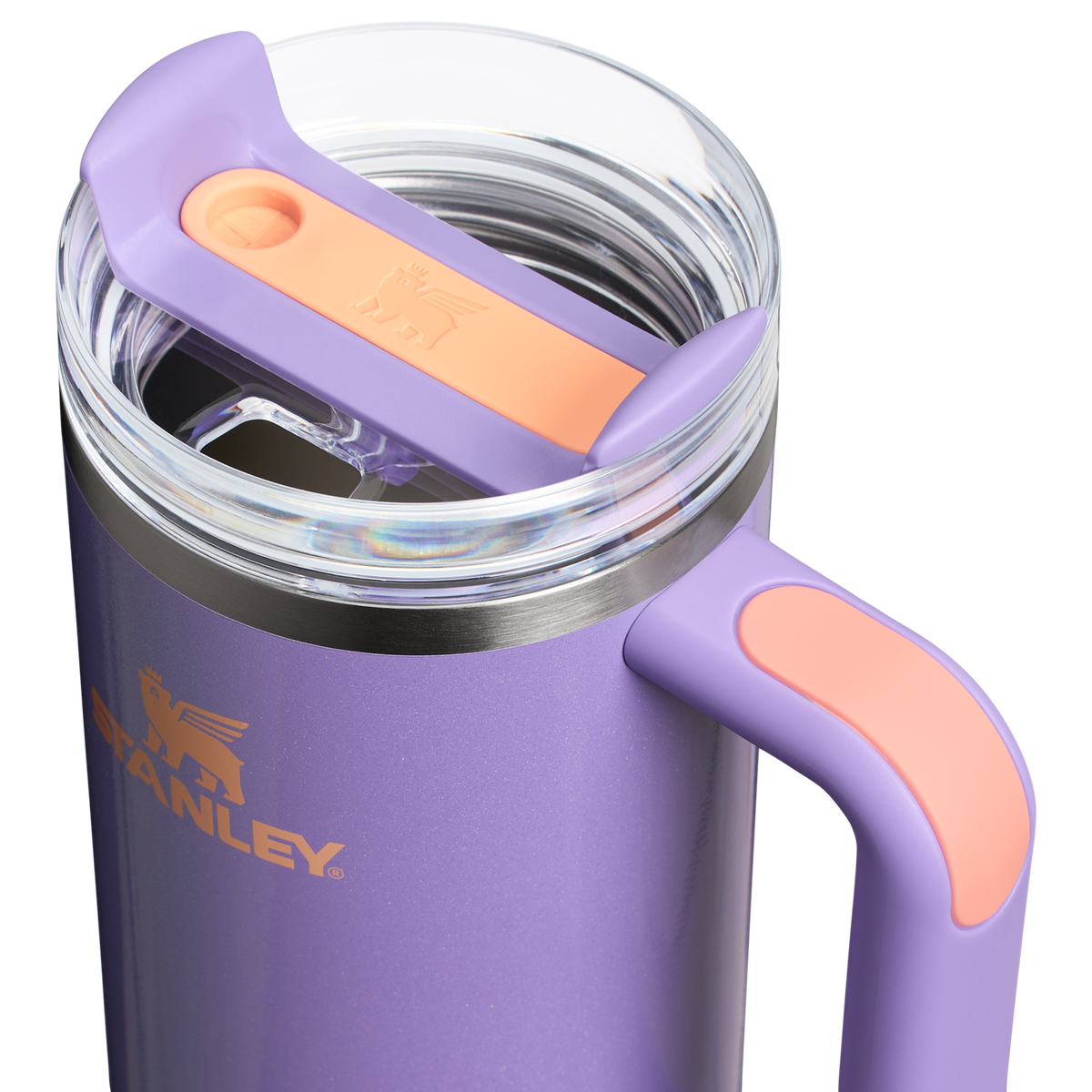 Stanley 30 OZ Quencher Insulated Tumbler Cup In Periwinkle Shimmer Purple