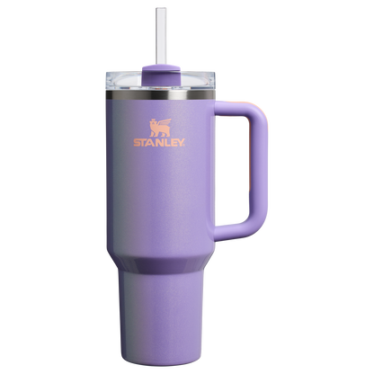 Stanley 40 OZ New Frequency Quencher Insulated Tumbler Cup In Periwinkle Shimmer Purple