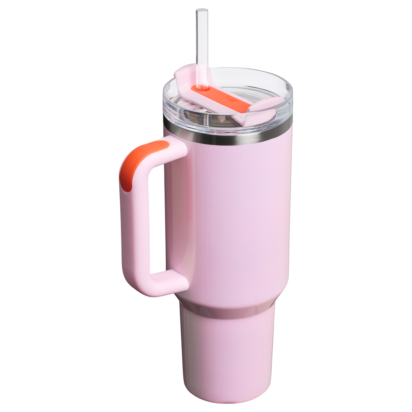 Stanley 40 OZ New Frequency Quencher Insulated Tumbler Cup In Rose Petal Shimmer Pink