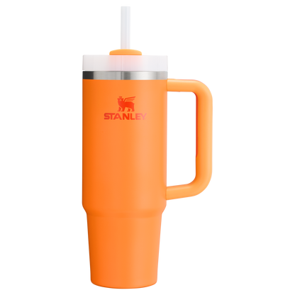 Stanley Quencher H2.O FlowState Insulated Tumbler 30 OZ Cup In Goldenrod Orange