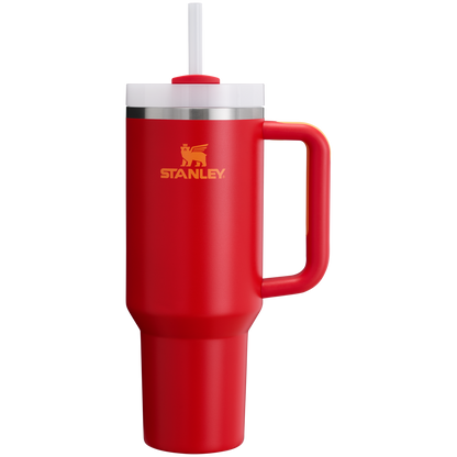 The Stanley Quencher H2.O FlowState Tumbler 40OZ Cup In Chili Red