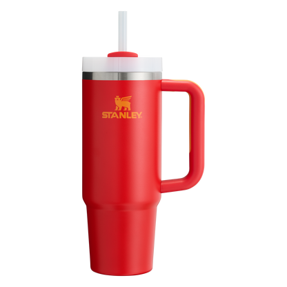Stanley Quencher H2.O FlowState Insulated Tumbler 30 OZ Cup In Chili Red