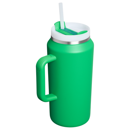 Stanley 64 OZ Stainless Steel Tumbler With Straw In Meadow Green