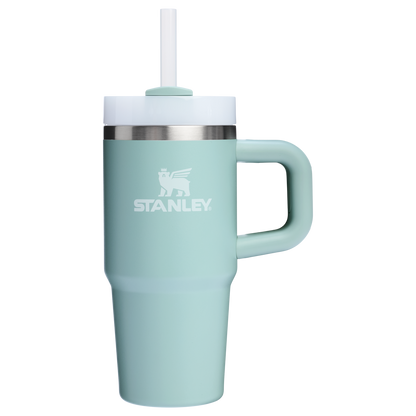 Stanley Quencher H2.O FlowState Tumbler Cup 14OZ In Seafoam Blue
