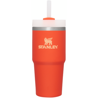 Stanley 14 OZ Quencher FlowState Insulated Tumbler In TIgerlily Orange