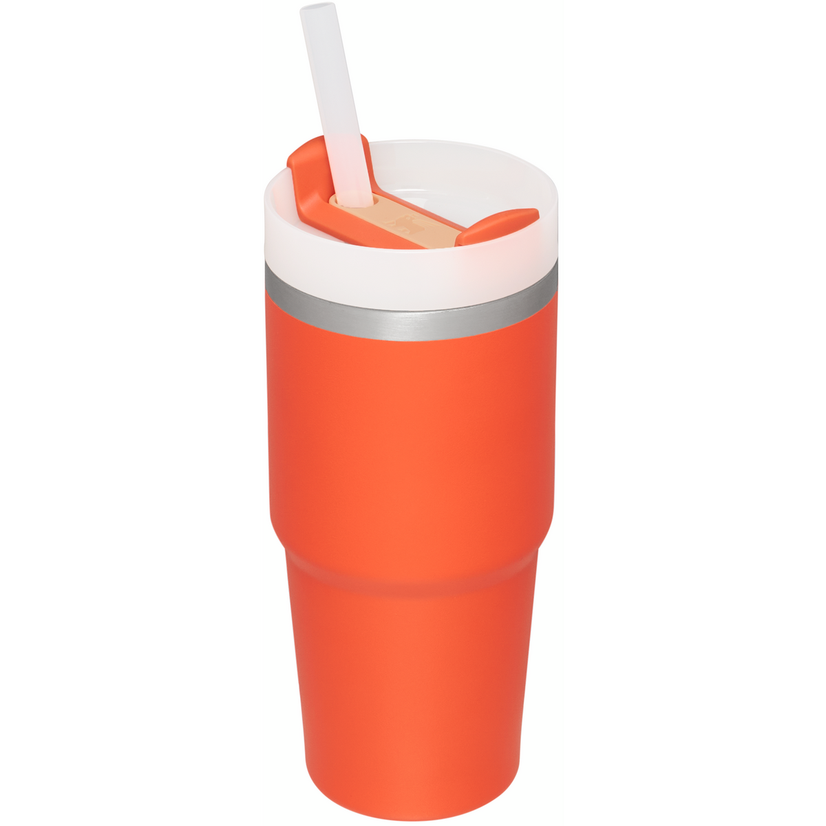 Stanley 14 OZ Quencher FlowState Insulated Tumbler In TIgerlily Orange