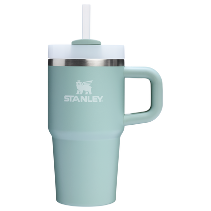 Stanley 20 OZ FlowState Tumbler With Straw And Handle In Seafoam