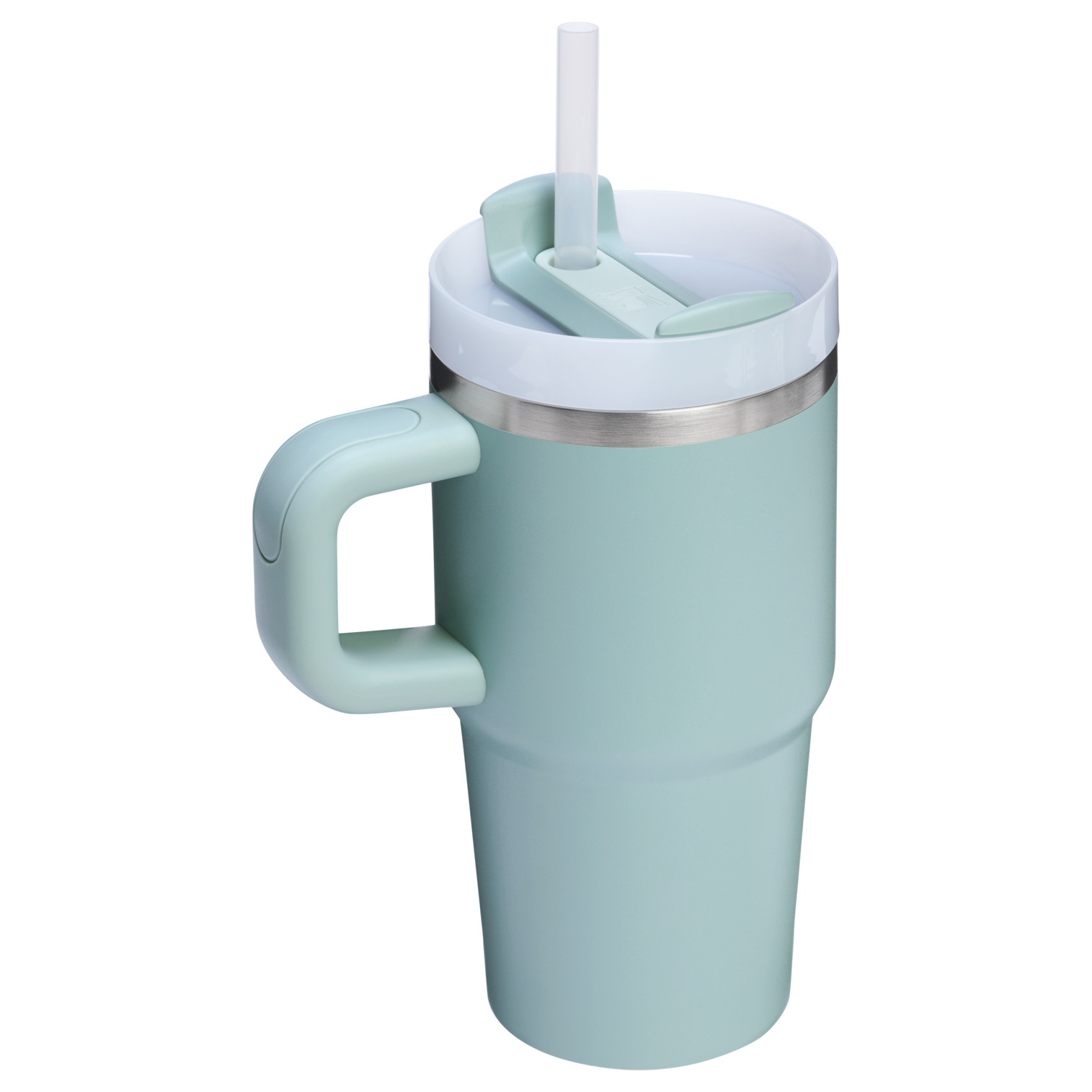 Stanley 20 OZ FlowState Tumbler With Straw And Handle In Seafoam
