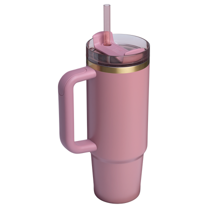 Stanley 30 OZ Quencher Insulated Tumbler Cup In Antique Pink