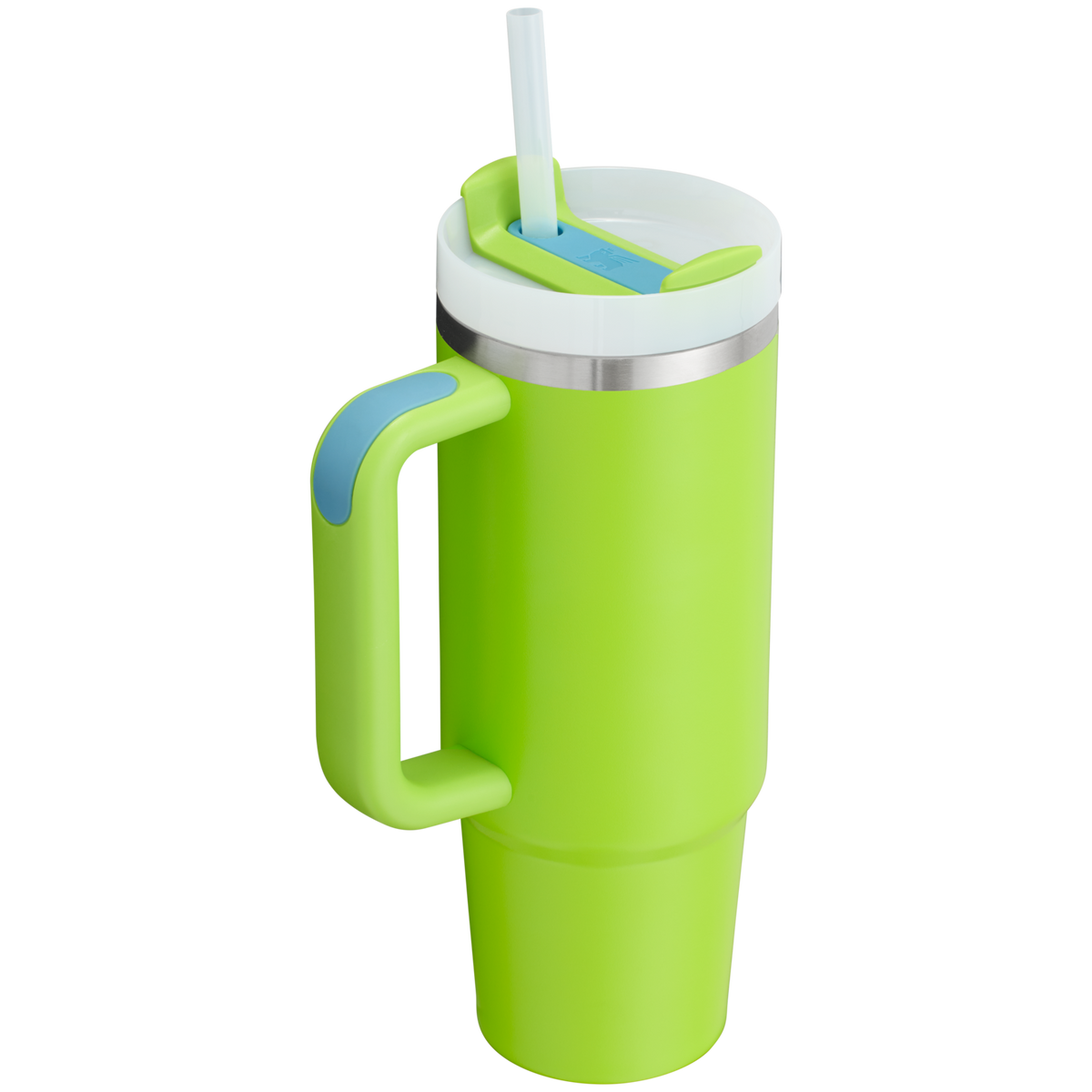 Stanley Quencher H2.O FlowState Insulated Tumbler 30 OZ Cup In Bright Lime Green
