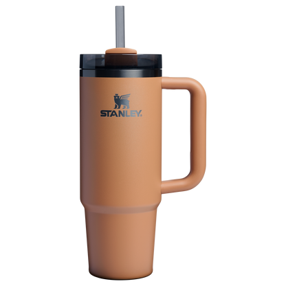 Stanley 30 OZ Quencher Insulated Tumbler Cup In Camel Tan