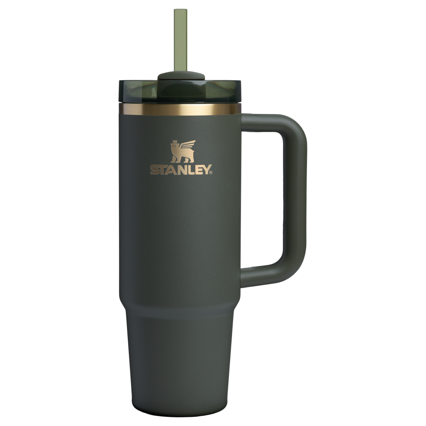 Stanley 30 OZ Quencher Insulated Tumbler Cup In Cypress Green