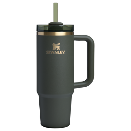 Stanley 30 OZ Quencher Insulated Tumbler Cup In Cypress Green