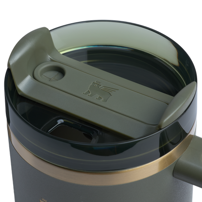 Stanley 30 OZ Quencher Insulated Tumbler Cup In Cypress Green