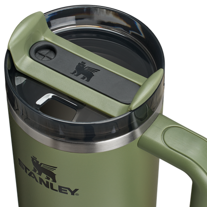 Stanley Quencher H2.0 Flowstate™ Tumbler 30 Oz Cup In Dried Pine Green