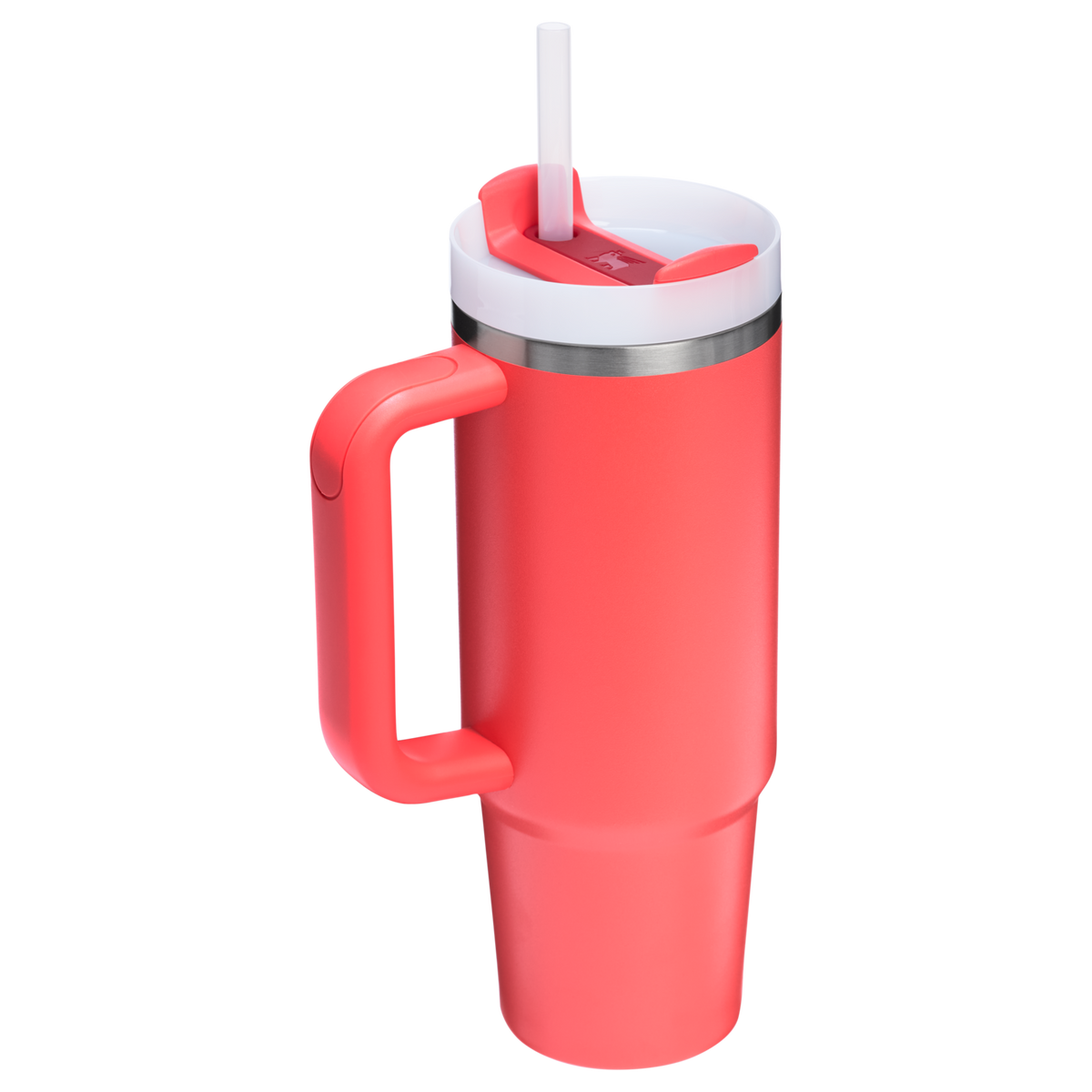 Stanley Quencher H2.0 Flowstate™ Tumbler 30 Oz Cup In Hot Coral Red