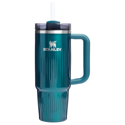 Stanley 30 OZ Quencher Fluted Insulate Tumbler In Marina Blue