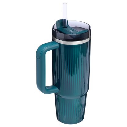 Stanley 30 OZ Quencher Fluted Insulate Tumbler In Marina Blue