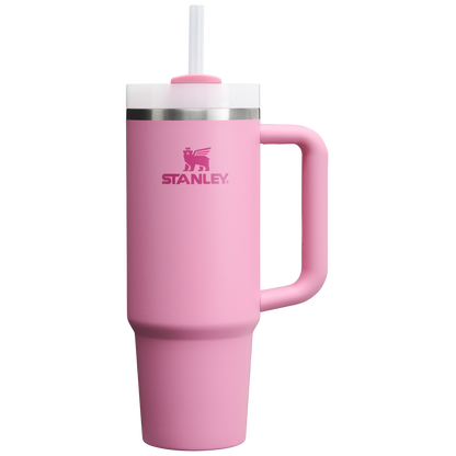 Stanley Quencher H2.O FlowState Tumbler Cup 30 OZ In Peony Pink