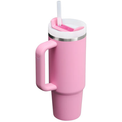 Stanley Quencher H2.O FlowState Tumbler Cup 30 OZ In Peony Pink