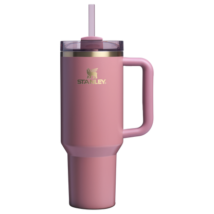 Stanley 40 OZ Quencher Insulated Tumbler Cup In Antique Pink
