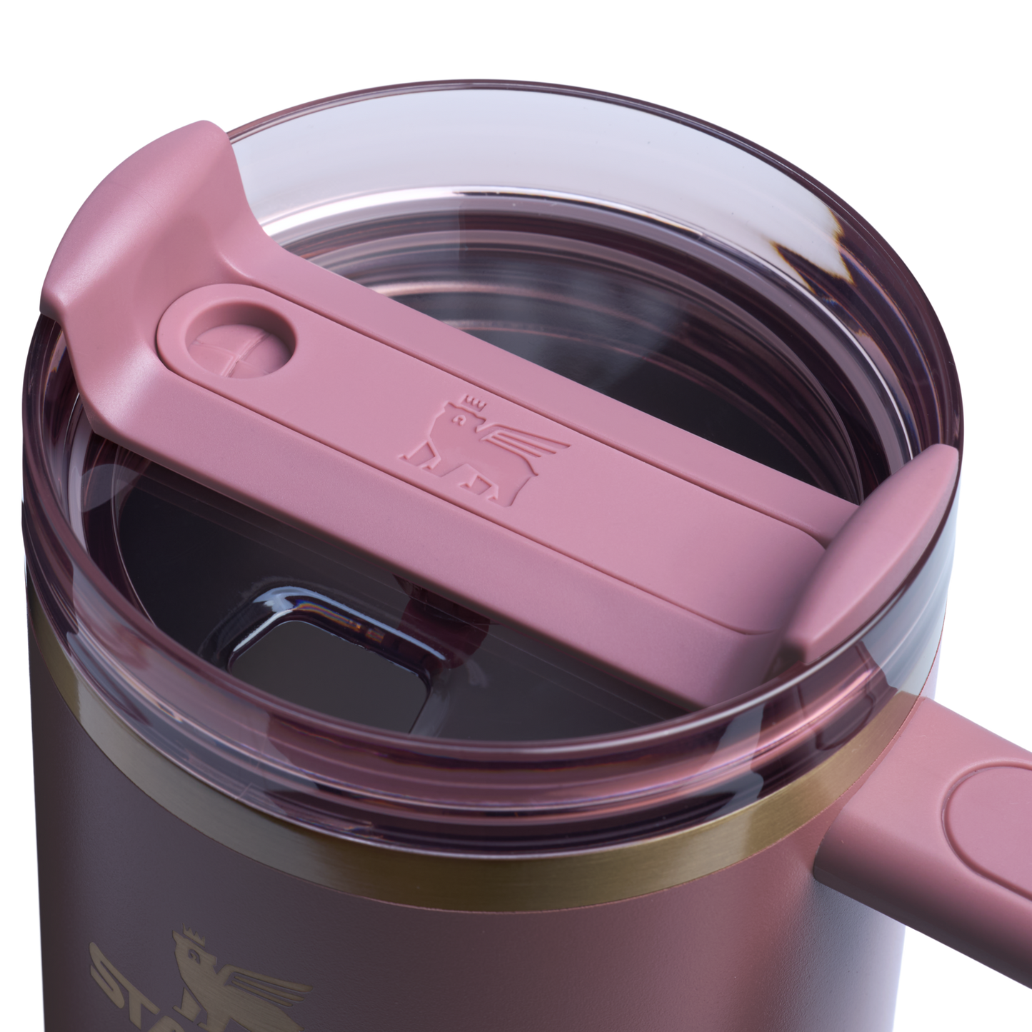 Stanley 40 OZ Quencher Insulated Tumbler Cup In Antique Pink