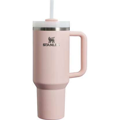 The Stanley Quencher H2.O FlowState Tumbler 40OZ Cup In Bloom Pink