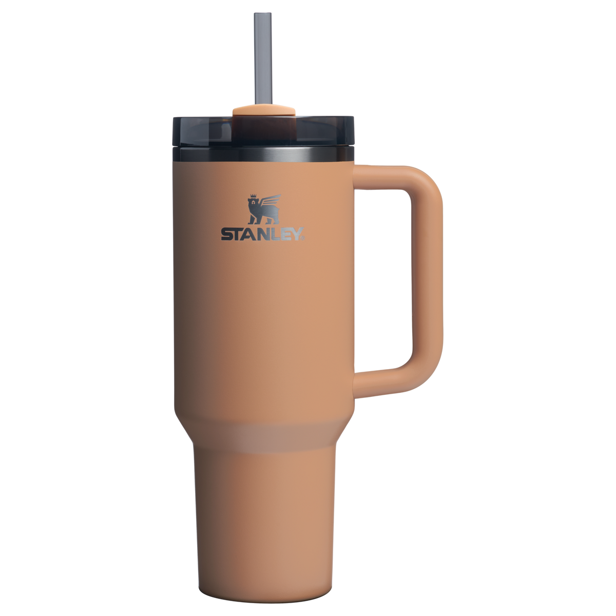 Stanley 40 OZ Quencher Insulated Tumbler Cup In Camel Tan