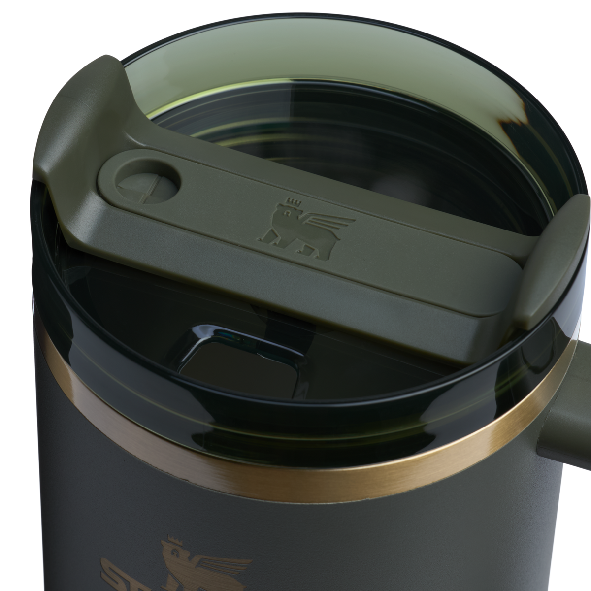 Stanley 40 OZ Quencher Insulated Tumbler Cup In Cypress Green