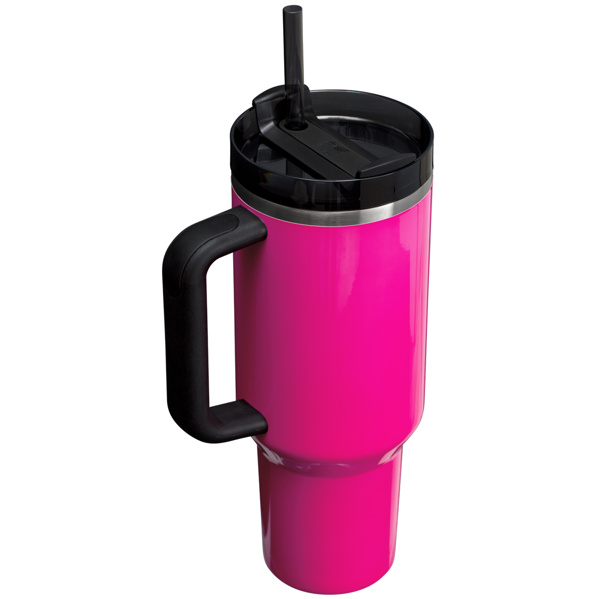 The Stanley Quencher H2.O FlowState Tumbler 40OZ Cup In Electric Pink