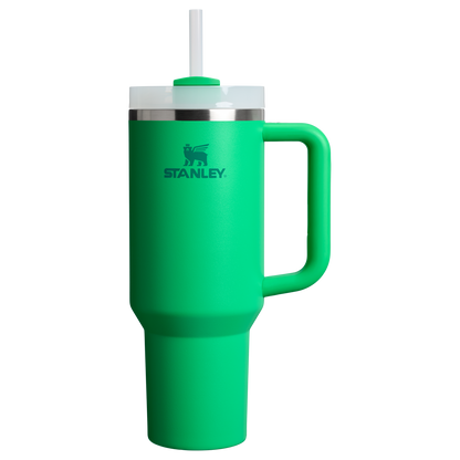 Stanley Quencher H2.O FlowState Tumbler Cup 40 OZ In Meadow Green