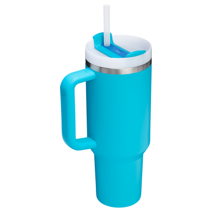 Stanley 40 oz Quencher FlowState Tumbler In Splash Blue