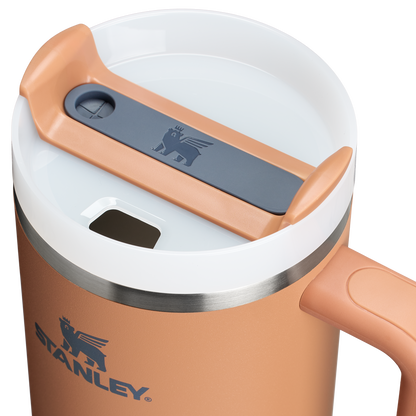 Stanley Quencher H2.O FlowState Tumbler Cup 40 OZ In Toast Tan