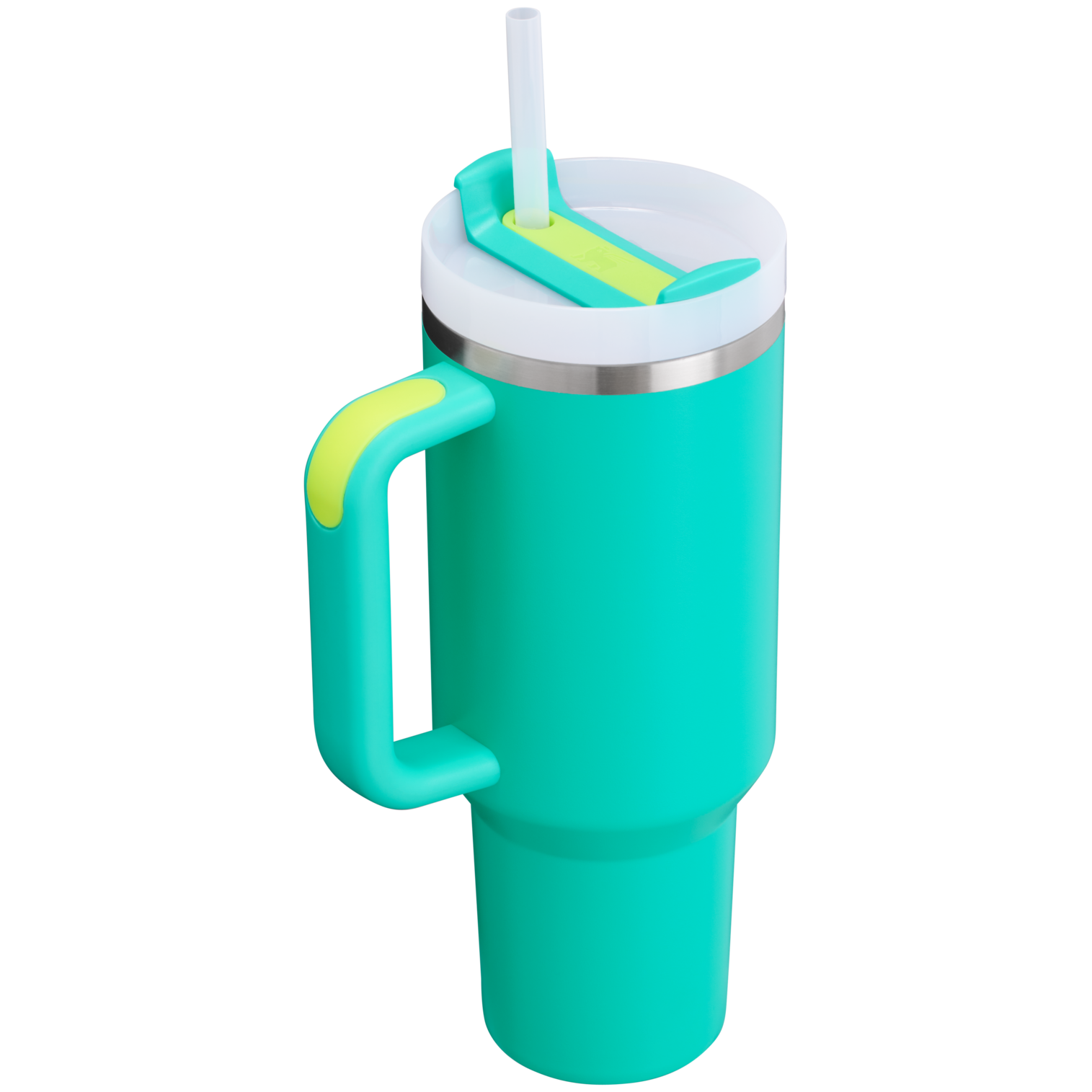 Stanley Quencher H2.O FlowState Insulated Tumbler 40OZ Cup In Tropical Teal