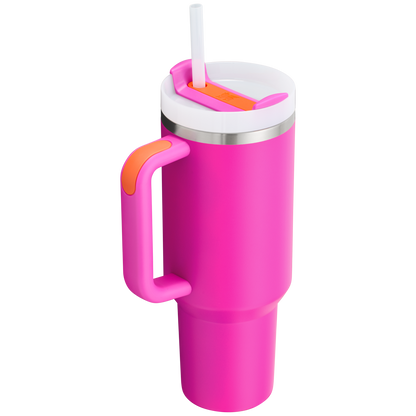 The Stanley Quencher H2.O FlowState Tumbler 40OZ Cup In Vivid Violet