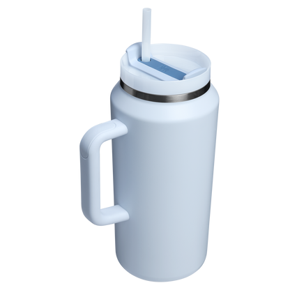 Stanley 64 OZ Quencher FlowState Insulated Tumbler In Glacier Blue