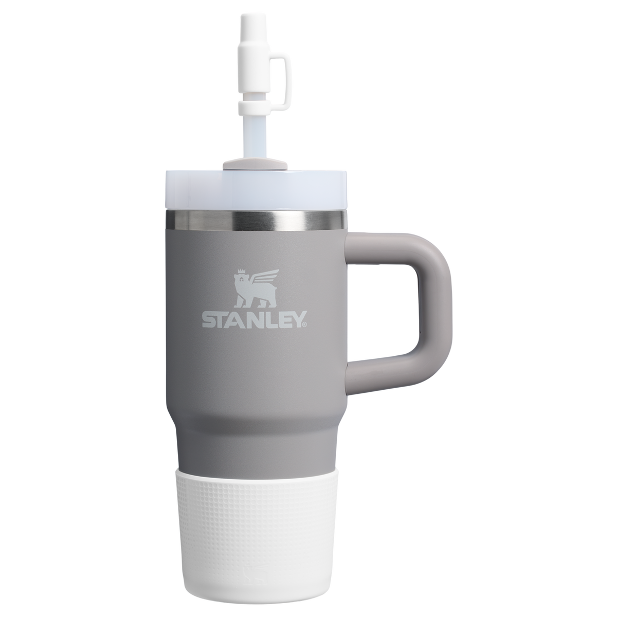 The Quencher H2.O FlowState Tumbler Boot And Straw Cover Pack For 14oz Cup In Pale Stone