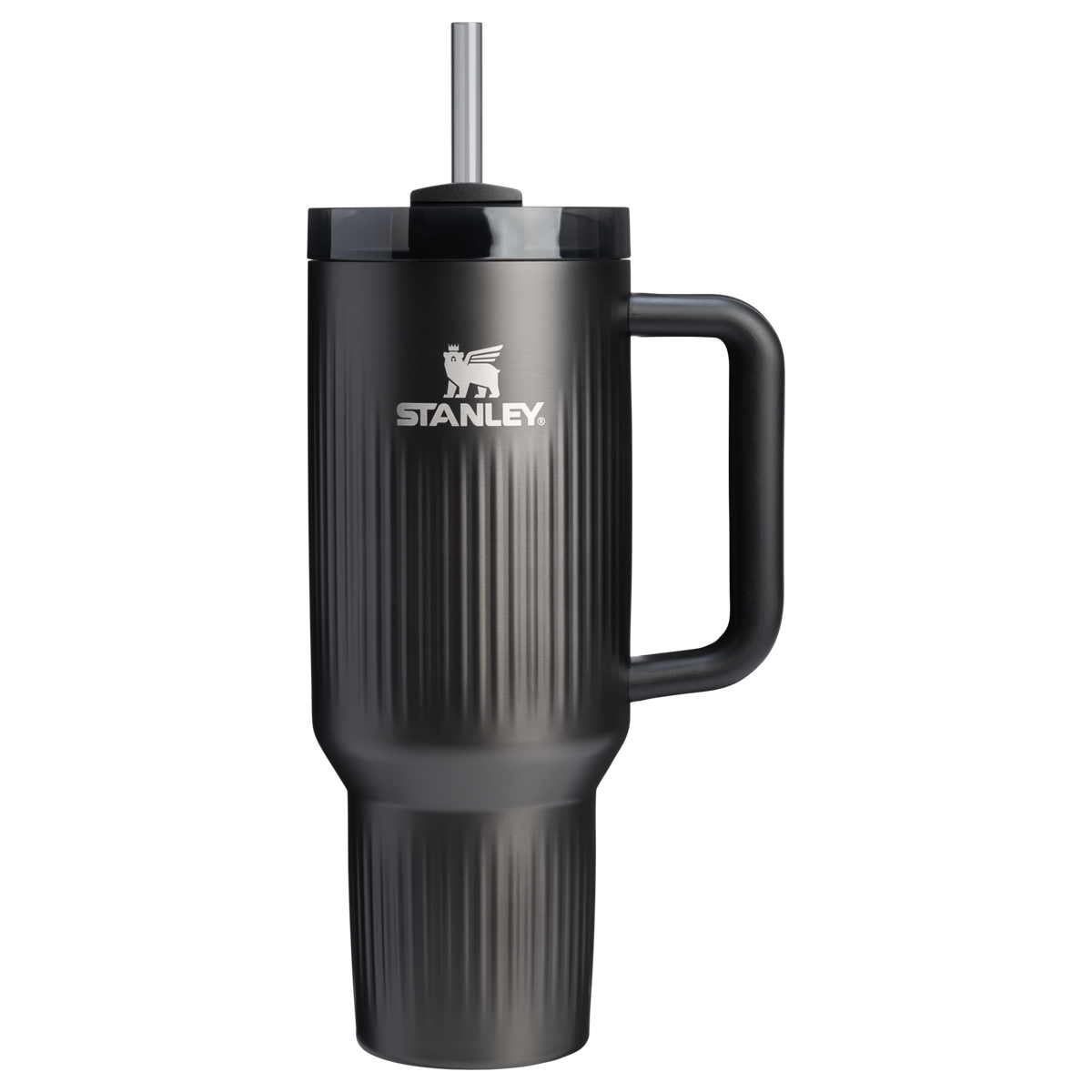 Stanley 40 OZ Quencher Fluted Insulate Tumbler In Black