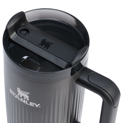 Stanley 40 OZ Quencher Fluted Insulate Tumbler In Black