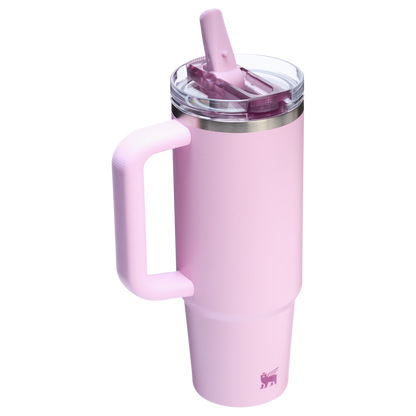 Stanley 30 Oz Quencher ProTour Flip traw Tumbler In Cherry Blossom Pink