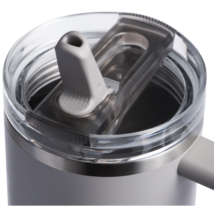 The Stanley Quencher ProTour Flip Straw Tumbler 40 OZ in Ash Grey