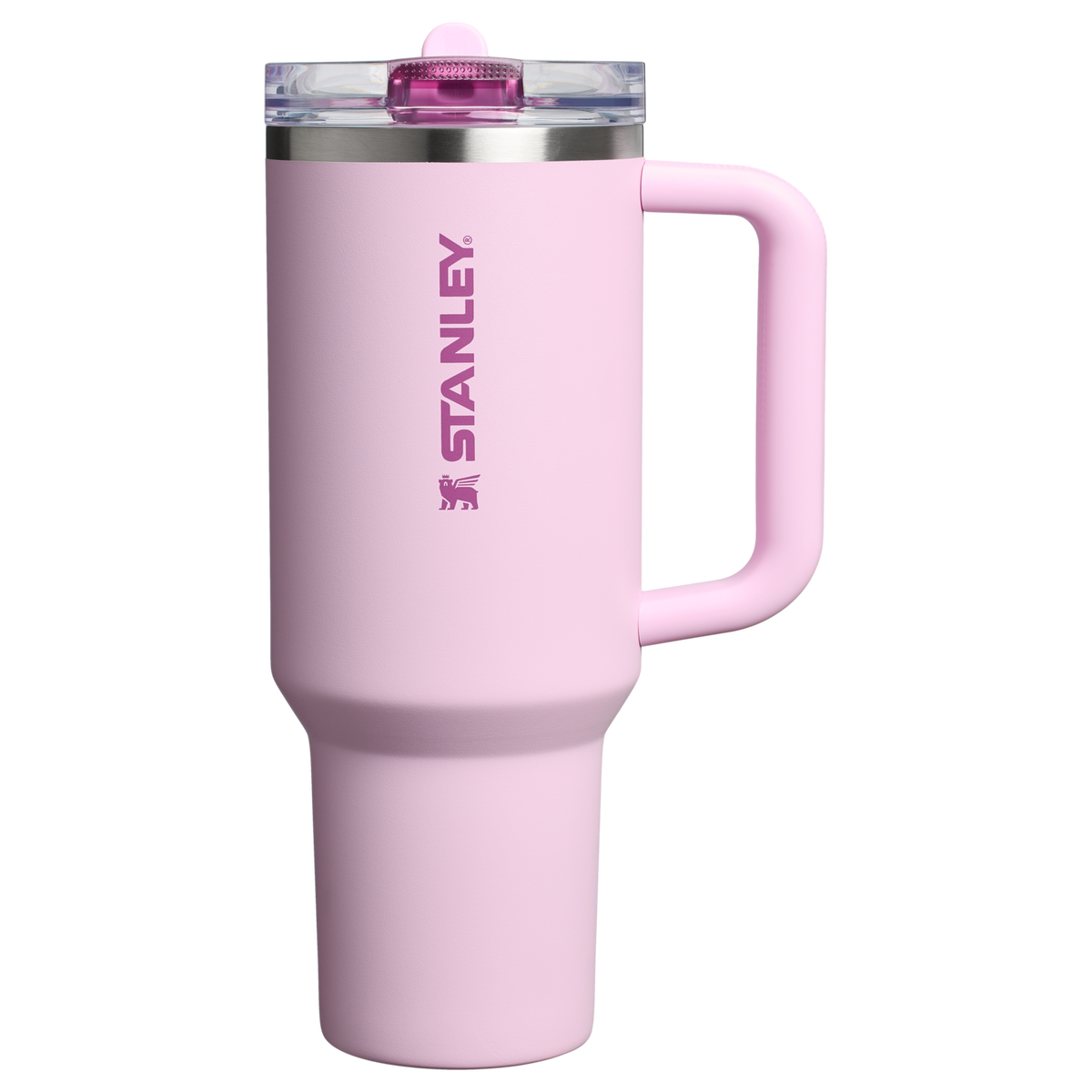 Stanley 40 Oz Quencher ProTour Flip traw Tumbler In Cherry Blossom Pink
