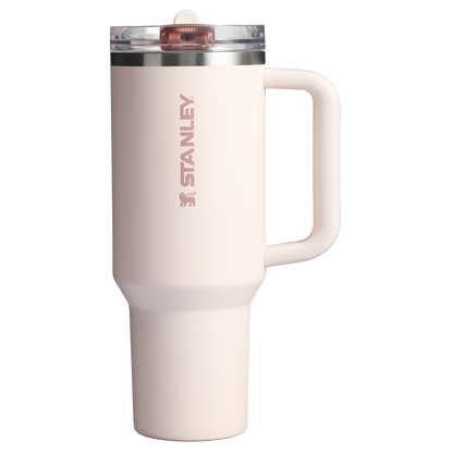 The Stanley Quencher ProTour Flip Straw Tumbler 30 OZ in Rose Quartz