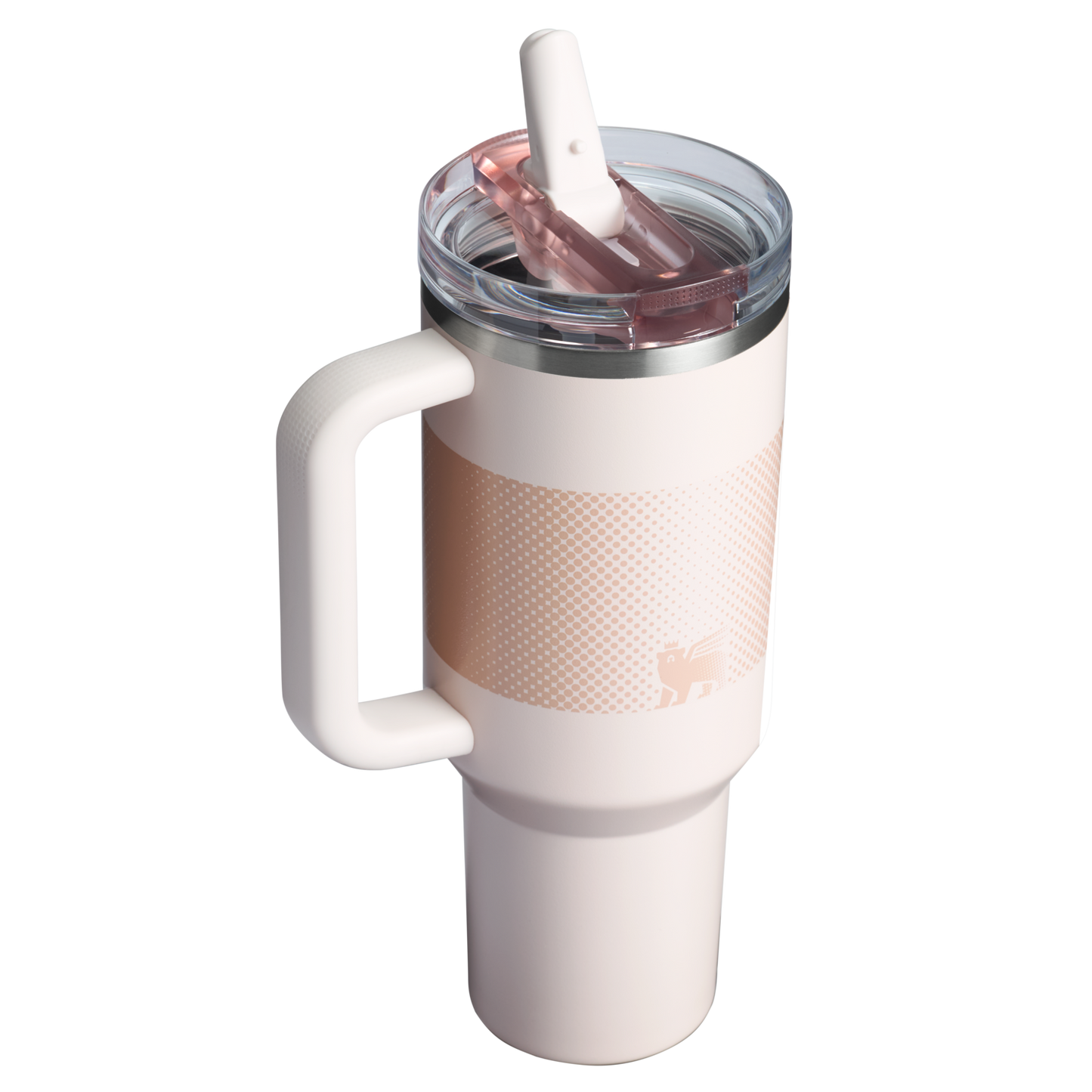 The Stanley Quencher ProTour Flip Straw Tumbler 40 OZ in Rose Quartz