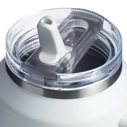 The Stanley Quencher Pro Tour Flip Straw Tumbler 64 OZ In Frost White
