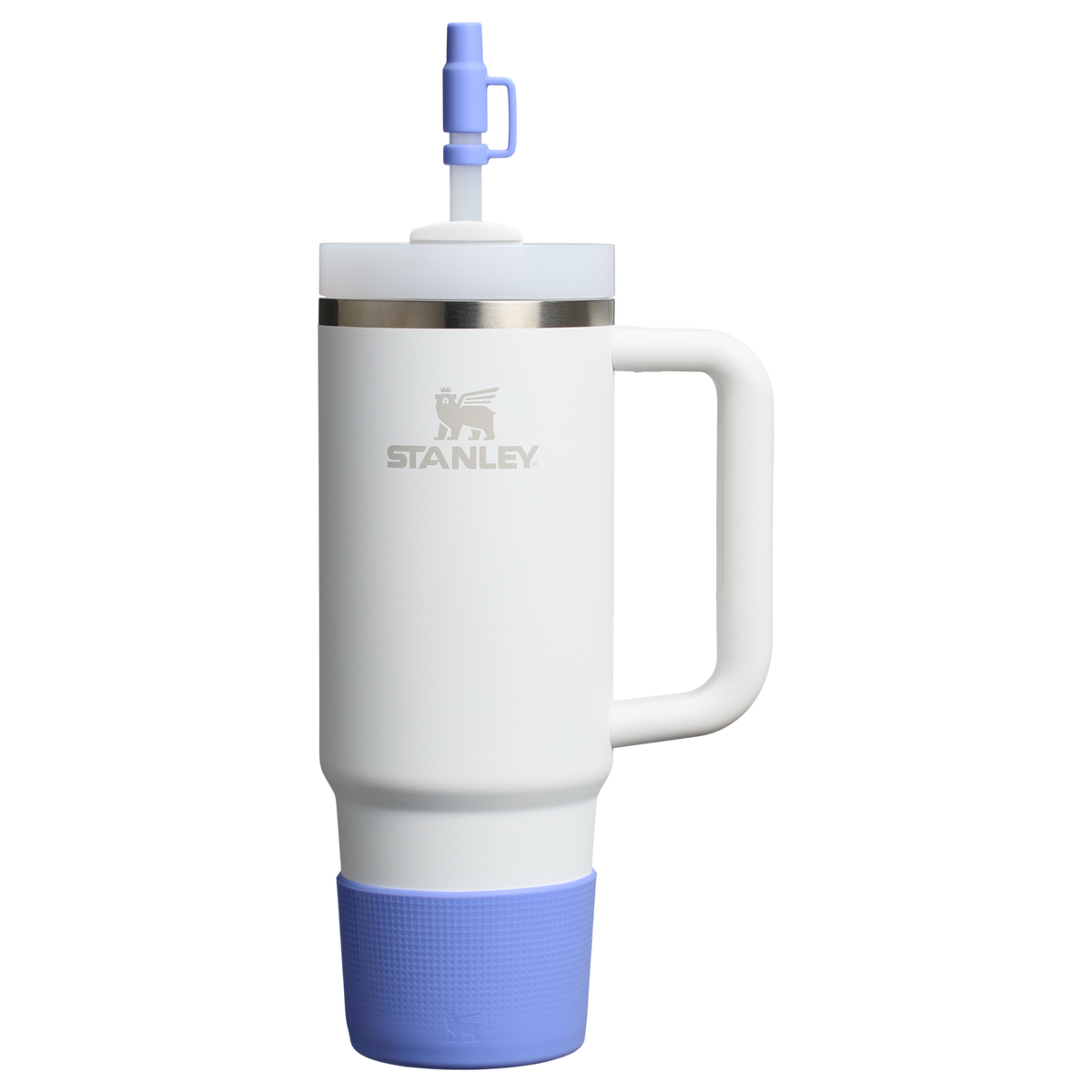 Stanley Quencher Tumbler Boot & Straw Cover For 30 To 20 OZ Cups In Hydrangea Purple