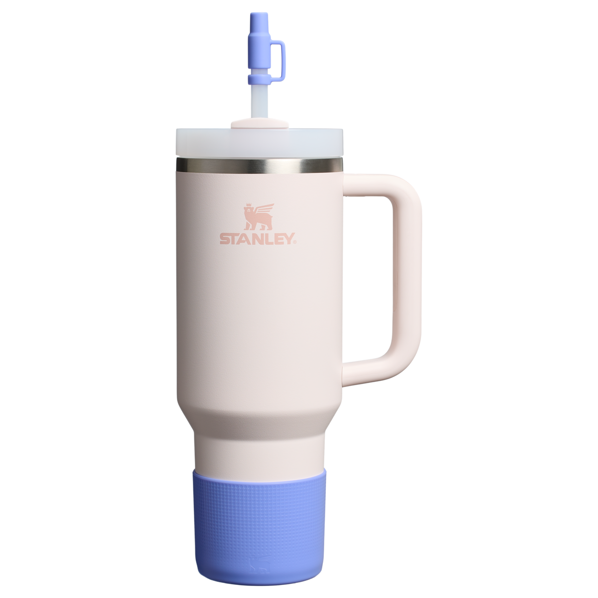 Stanley Quencher Tumbler Boot & Straw Cover For 40 OZ Cups In Hydrangea Purple