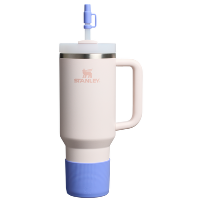 Stanley Quencher Tumbler Boot & Straw Cover For 40 OZ Cups In Hydrangea Purple
